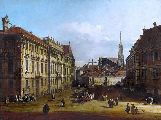 Le palais du prince Lobkowitz de Bernardo Bellotto, Kunsthistori